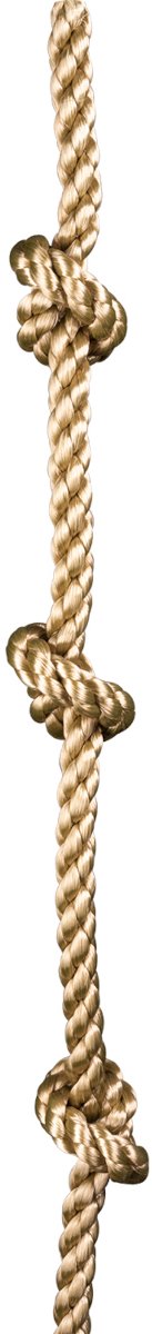 LuxeLivin' - Klimtouw met knopen voor schommelsets 3-3,5 m J-421
