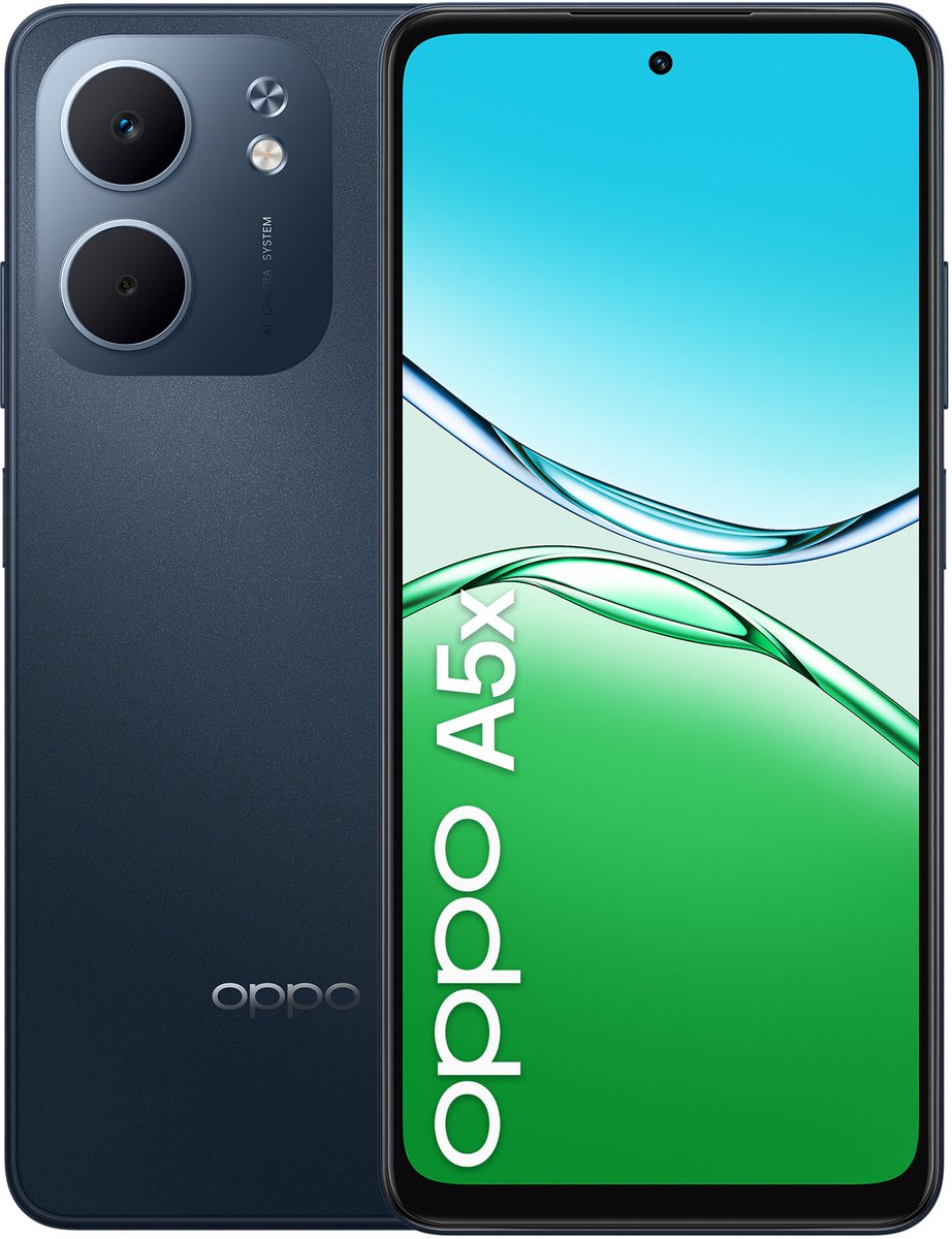 OPPO A5x 128GB 5G Donkerblauw