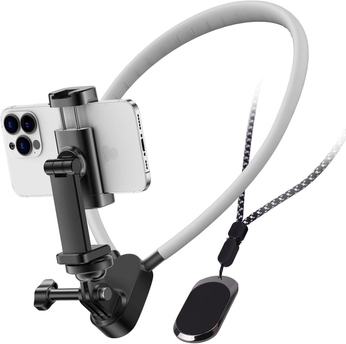 Allecto Premium - Neck Phone Holder voor Handsfree Fotografie en Video-opname