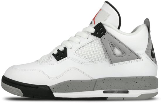 靴 Nike GS Air Jordan 4 Retro WhiteCement Air Jordan 4 Retro - GS - White Cement - Maat EU 36 | bol