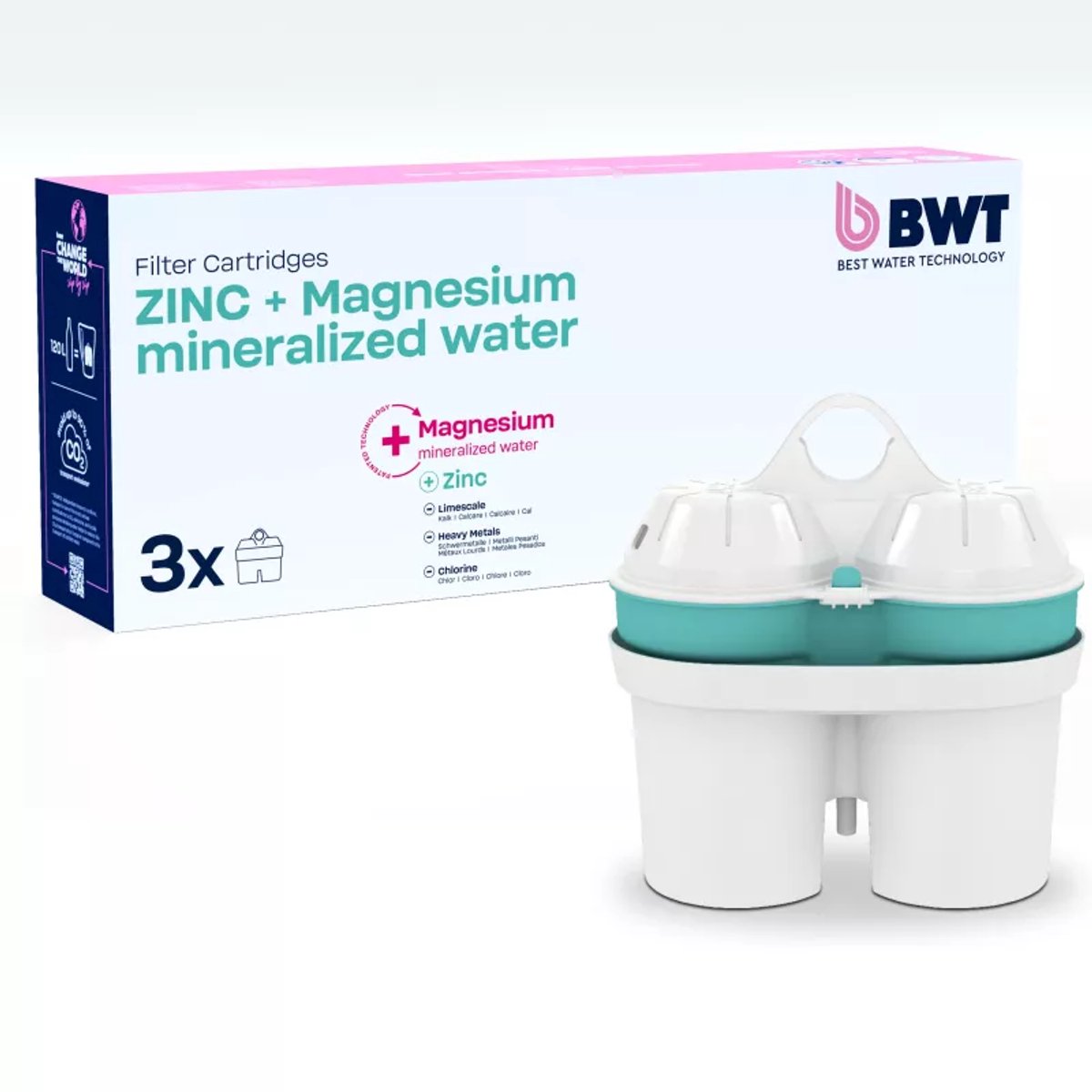 BWT - Zinc + Magnesium Mineralized Water 3 Pack