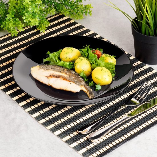 Studio Tavola Cookinglife Dinerborden Nola Warm Grey ø 27 cm - 6 stuks