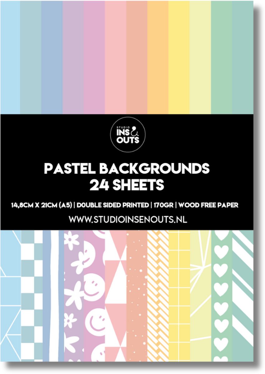 Studio Ins & Outs Paper pack - Pastel