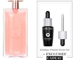 Lancôme Idôle Eau de Parfum + Cadeau - Idôle Eau de Parfum 50ml & Génifique Ultimate Serum 7ml Cadeau - Navulbare Parfum & Anti Aging Serum - Totaal 57ml