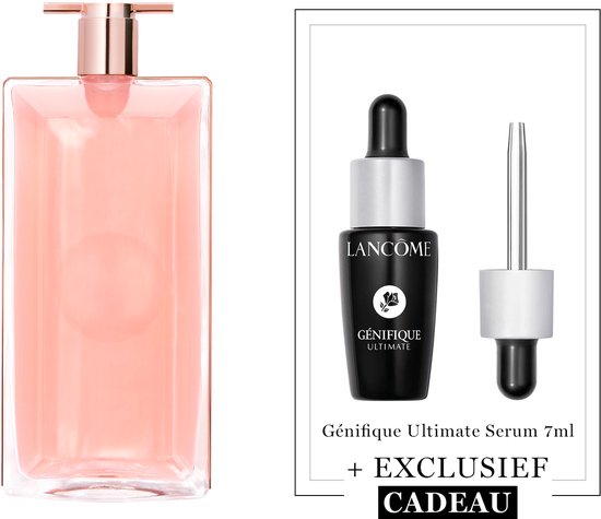 Lancôme Idôle Eau de Parfum + Cadeau - Idôle Eau de Parfum 50ml & Génifique Ultimate Serum 7ml Cadeau - Refillable Parfum - Navulbare Dames Parfum & Serum - Totaal 57ml