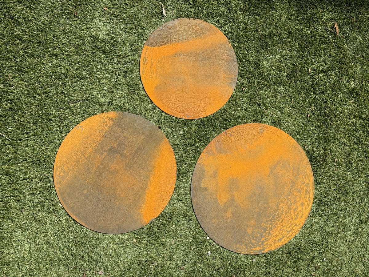 Stapsteen ROUND - 30x30cm - CORTENSTAAL