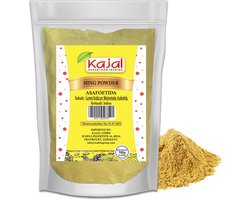 Kajal Asafoetida Poeder (Hing), Indiase specerij voor het koken van puur Indiaas eten, de beste Hing ooit, 100% natuurlijk en puur