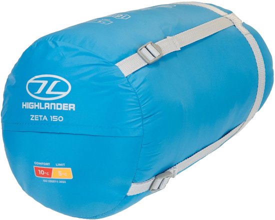 Highlander mummyslaapzak Zeta 150 Sky Blue 5°C - Blauw van Highlander — afbeelding 2