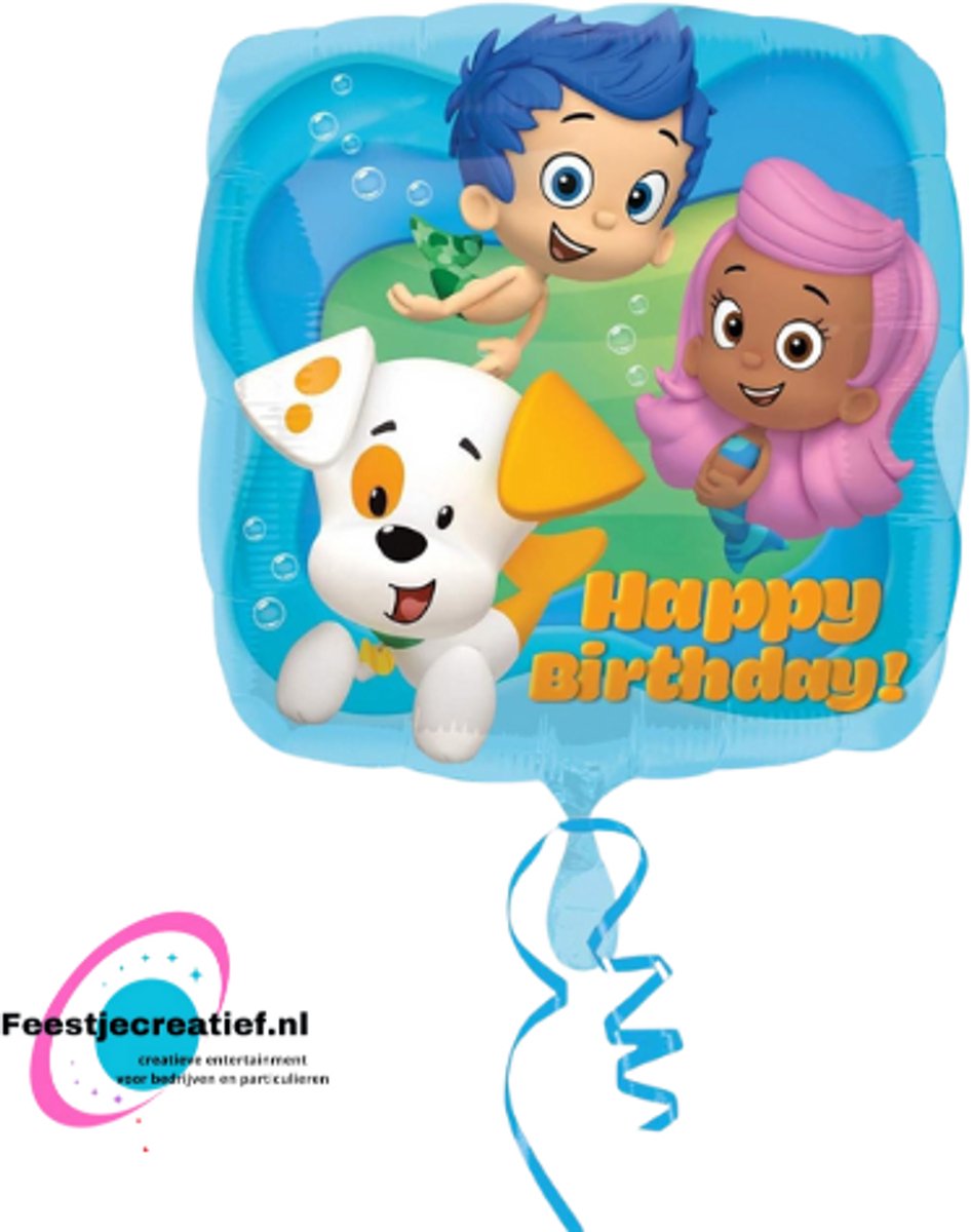 Happy birthday ballon - Bubble guppies- 45cm