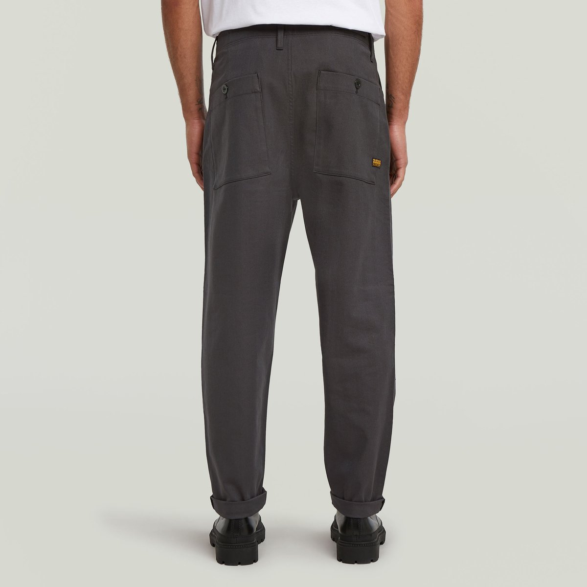 G-Star Pleated Chino Relaxed Tapered Heren Jeans India Ink/ganache Hb