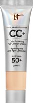 IT Cosmetics Your Skin But Better CC+ Crème SPF50+ 12ml - Hydraterend - Hoge Dekking & Satijnen Finish - Light Medium - Travel Size