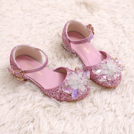 Coffret Chaussures Princesse – 4 Paires + Accessoires (Diadème, Collier, Bagues) – Taille 25 – Pour Filles 3-6 Ans – Cadeau Idéal