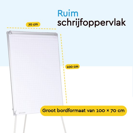 Flipover Quantore mobiel magnetisch gelakt staal