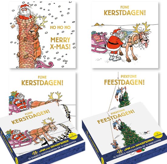 Jan van Haasteren kerstkaarten set 1