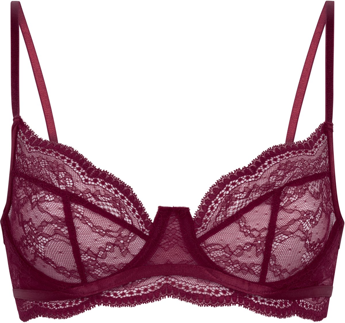 Hunkemöller Dames Lingerie Niet voorgevormde beugel bh Isabelle - Paars