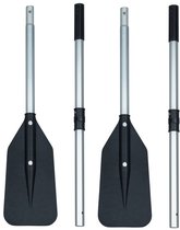 Ultimate Boat Paddles Lot De 2 – Pagaies Aluminium 130 Cm – Lames Plastique – Float Tube, Kayak Et Bateaux Gonflables