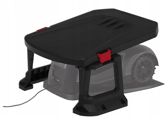 Parkside Robotmaaier Grasmaaier Bescherming - Robotmaaier Garage met opvouwbaar dak van Parkside — afbeelding 3