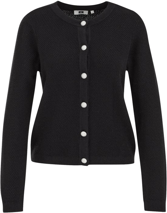WE Fashion Dames Gebreid vest met structuur