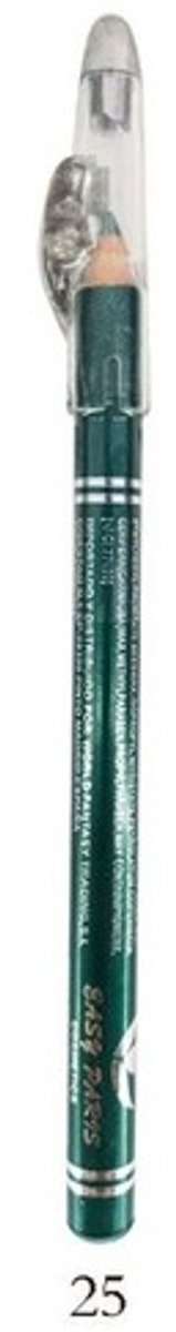 Easy Paris Cosmetics - Oogpotlood - Eyeliner Pencil - Extra Waterproof - Keizerlijk Groen - Verde Azulado - Nummer 025 - Met puntenslijper - 1 Stuks