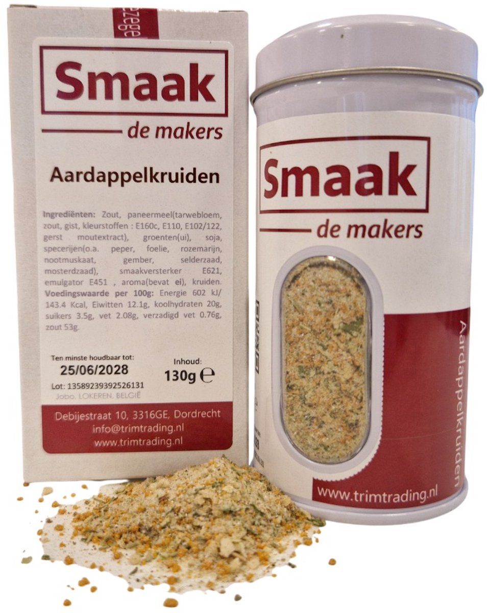 SMAAK - Aardappelkruiden mix - pot 130 gr