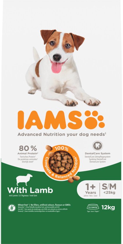 IAMS Dog Adult Small - Medium Lam 12 kg