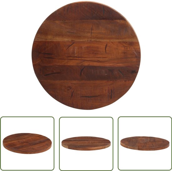 Marmeren tafelblad diameter 120 cm, tirondo zwart marmer Am.Pm | La Redoute