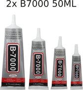 B7000 Lijm 50 ML – Voordeelverpakking (2 x 50 ml) – Voor smartphones, tablets, sieraden en meer