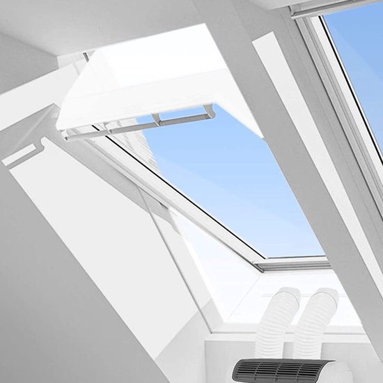 Raamafdichting Mobiele Airconditioner 2×190 cm | Koelt Snel, Houdt Insecten Buiten | Dakraam, Wasbaar, Herbruikbaar