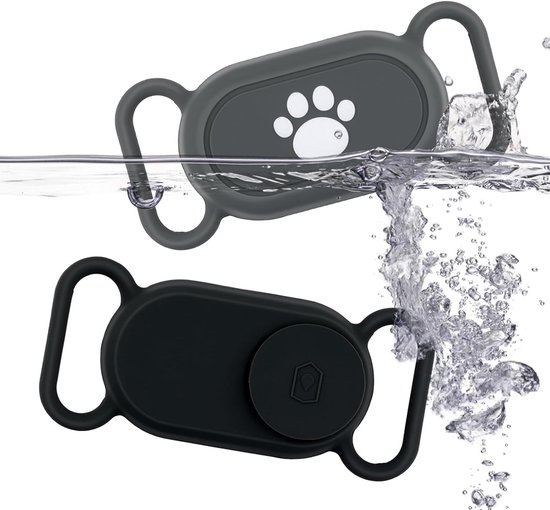 Foto: Luxe halsband voor honden echt leer leder reflecterend verstelbaar 26 cm 40 cm x 2 cm blauw