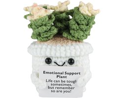Succulent Haakwerk - Schattige Mini Positieve Haak Succulent Dieren - Positief Leven Geschenken voor Thuis en Kantoor Bureau