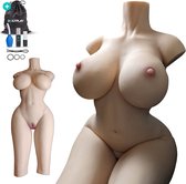 Dailyplay Poupée Sexuelle Réaliste pour Homme - Siliconen - 17kg - 81cm - Sex Toys Homme - Masturbateur Sex Doll - Vagin Artificiel - Real Doll