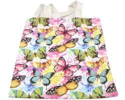 Een mooie stevige tas 40x33cm gemaakt van duurzame materialen in een vrolijke print. Ideaal voor boodschappen, markt inkopen, boeken, etc. Een musthave voor milieubewuste shoppers die functionaliteit als flair waarderen. Voor uzelf of als cadeau.