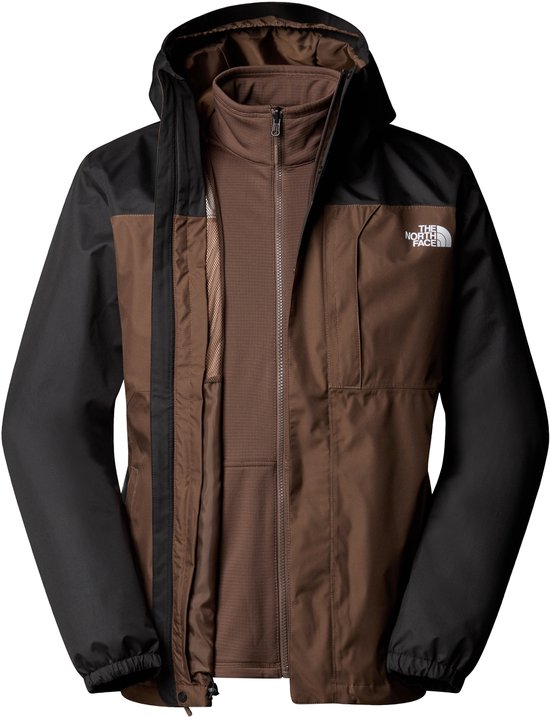 The North Face M QUEST TRICLIMATE JACKET Heren Outdoorjas - SMOKEY BROWN