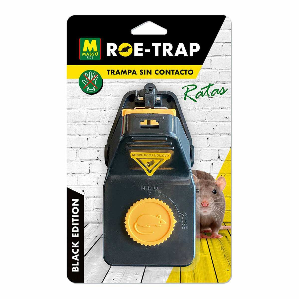 Muizenval Massó Roe-Trap Black Edition 231700 15,2 x 8 x 7,3 cm