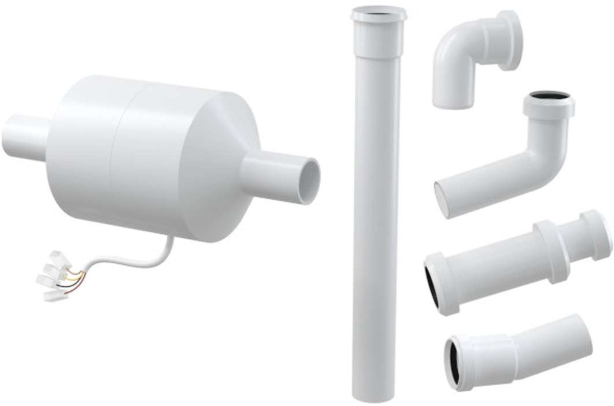 Alcadrain Toilet accessoires - Ventilator voor voorwandinstallatiesystemen met afzuiging P128