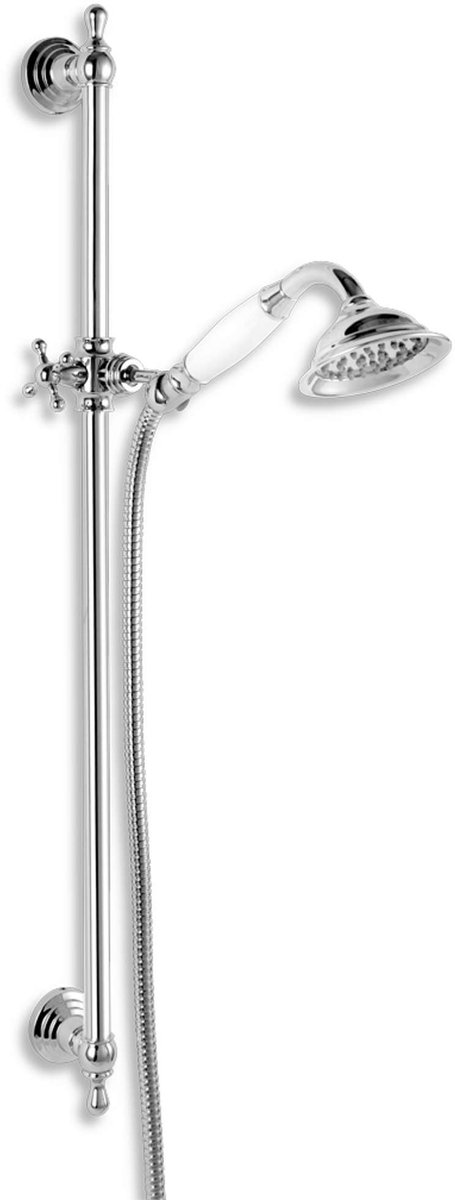 Novaservis Douchesets - Doucheset Retro met handdouche, douchestang, douchehouder en doucheslang, chroom KITRETRO,0