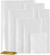 Feestio Uitdeelzakjes Mix Set - 300 Stuks - Snoepzakjes - Traktatie Zakjes Kinderfeestje - Cellofaanzakjes Transparant - Cadeauzakjes - Snoepzak