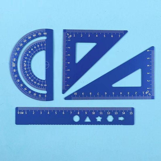 360 Volledige Cirkel Gradenboog, 25 cm Plastic Wiskunde Meetgereedschap Ronde Gradenboog Liniaal Volledige Midround Hoek Gradenboog