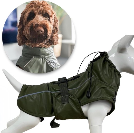 Dogs&Co Honden Regenjas Raindog Groen Maat M