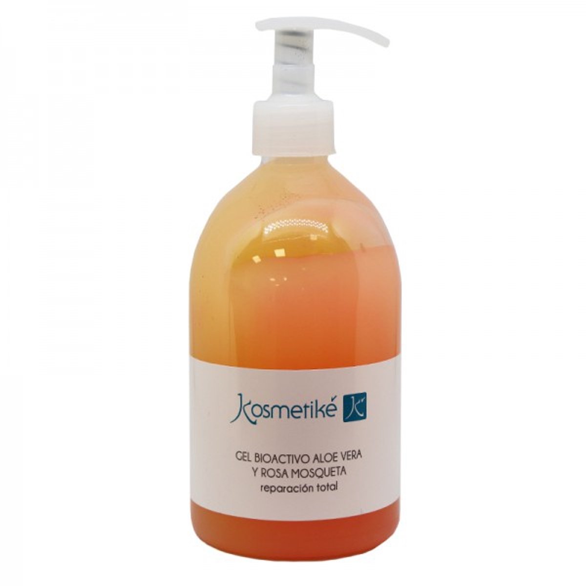 Kosmetiké Professional Gel met ROSA MOSQUETA Rozenbottel & Aloë Vera 500cc: Totale Huidreparatie en Hydratatie  Diepe Hydratatie & Voeding, Anti-Aging & Verjonging