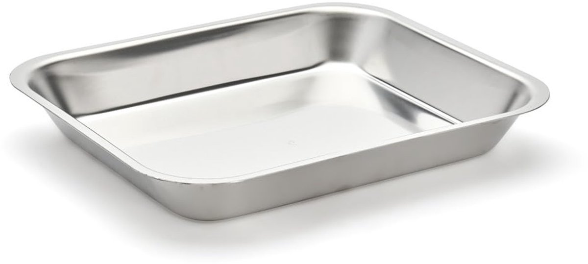 DE BUYER 3283.27 marineerbord, roestvrij staal, 27 x 22 x 4 cm, zilver
