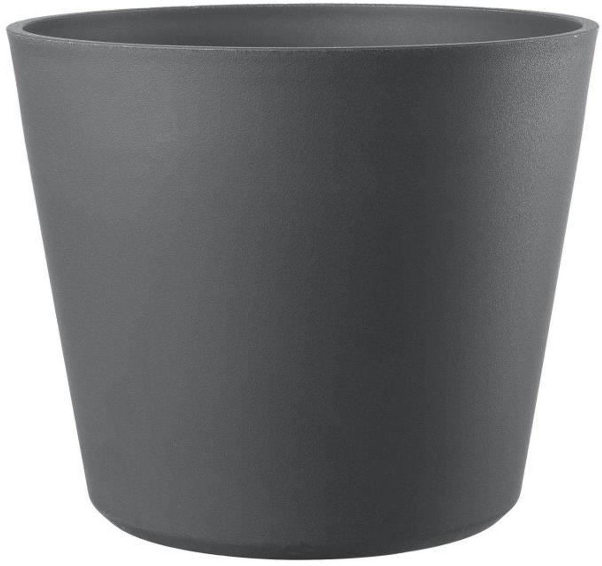 Deroma Vaso Origin Ronde Plantenbak 38cm Grijs met Schotel