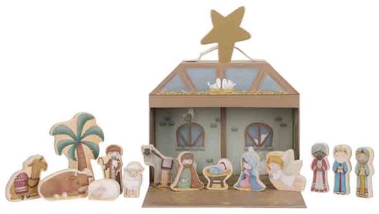 Little Dutch - Kerststal speelkoffer van Little Dutch — afbeelding 2
