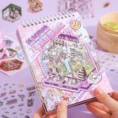 3D Sticker scene sticker therapie | boek 15 stickervellen plus pincet | 3D Scene | a5 formaat | Stickerpuzzel | Stickers Volwassenen | Puzzel Volwassenen | Hobby Volwassenen | Stickers | Cadeau mannen en vrouwen | Decoratieve Stickers | DIY Crafts |