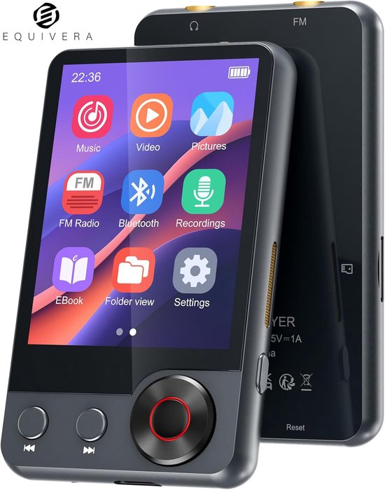 160 GB MP3-speler met Bluetooth en wifi