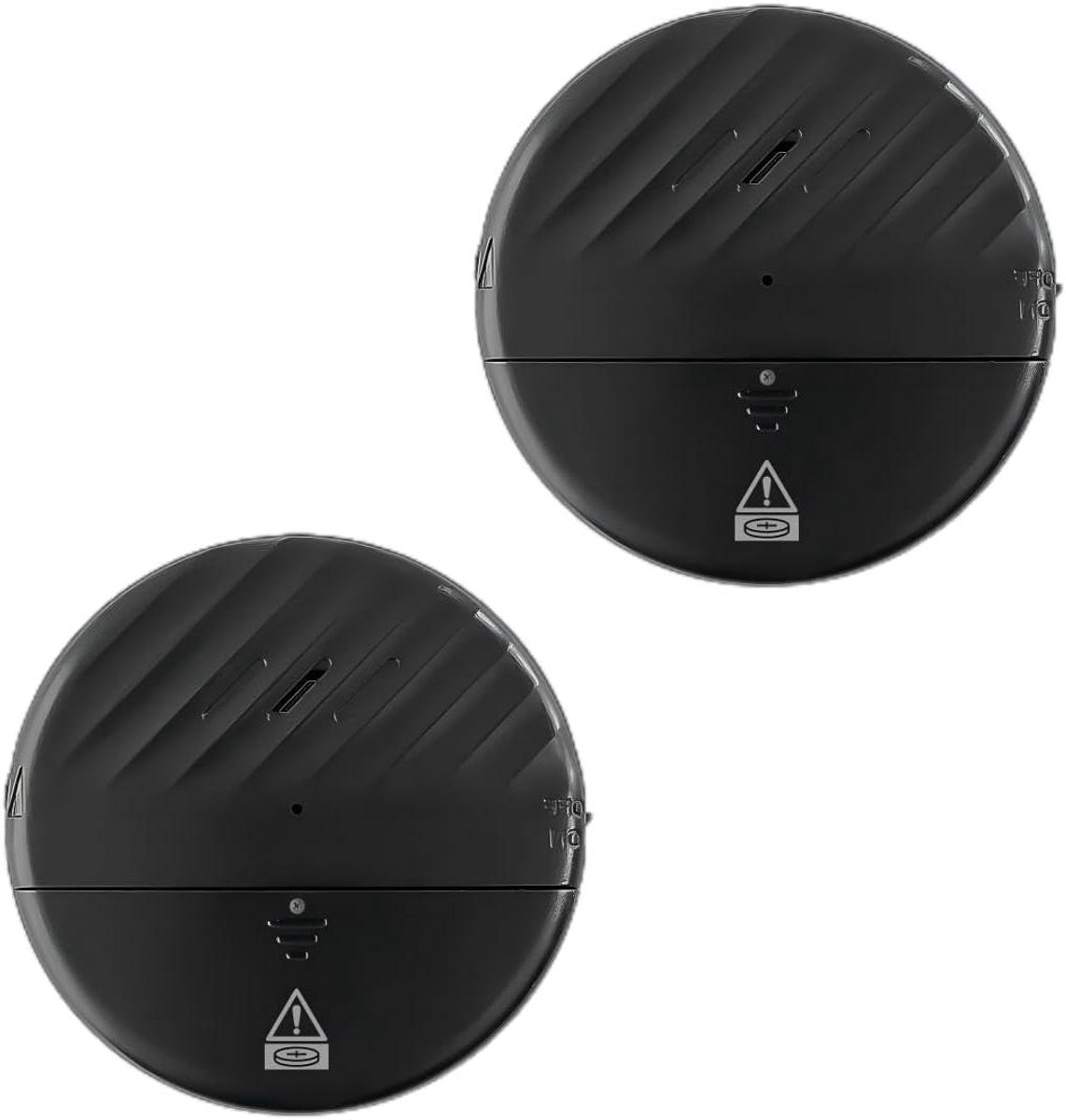 Allecto Plus - Trilsensor Alarm 125 dB met Instelbare Gevoeligheid en LED-Controlelampje - Wit - 2 Stuks