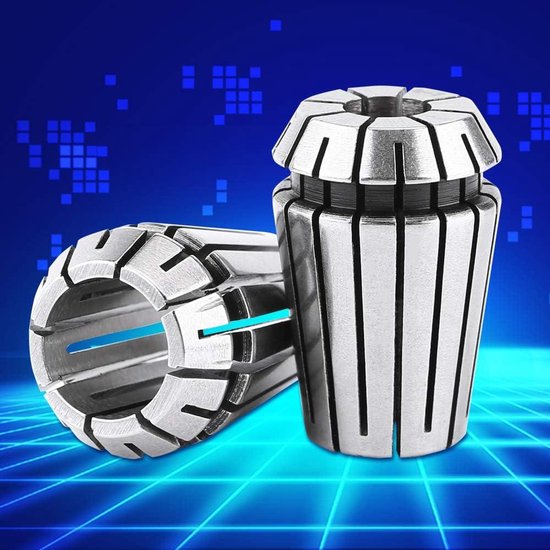 19Pcs ER32 2mm-20mm Juego De Mandril De Resorte De Precisión Para Torno Cnc De Sujecion De Trabajo Y Fresado Herramienta Deutschland Store