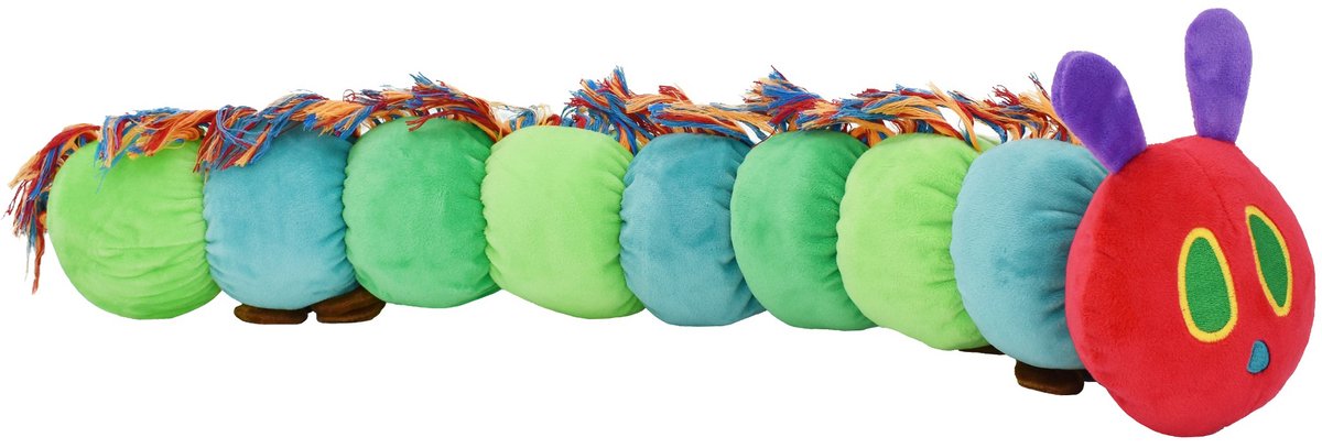 Eric carle pluche rupsje nooit genoeg 46 cm