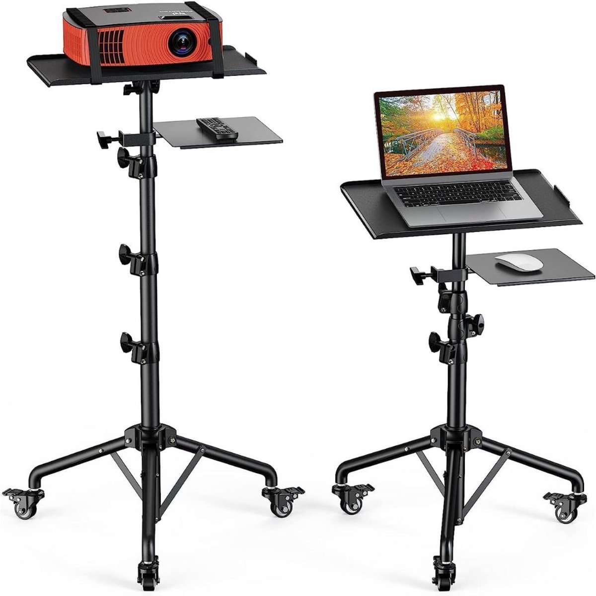 Projector Statief - Beamer Standaard - Tripod Verstelbaar - Zwart