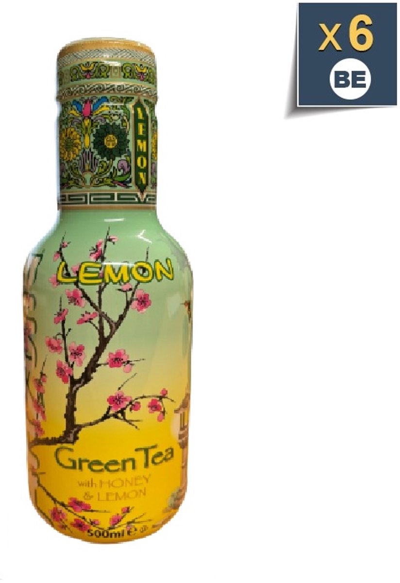 Arizona Green Tea Honey Lemon 6x50cl